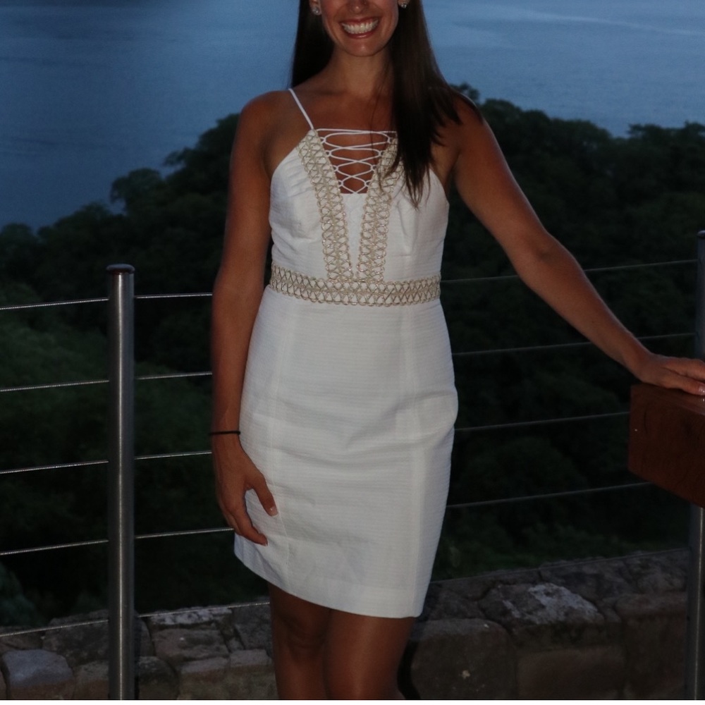 Lilly Pulitzer Trista Shift Dress in Resort White